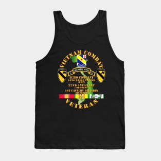 Vietnam Combat Veteran w  E Co - 52nd Inf ABN - 1st Cav Div Tank Top